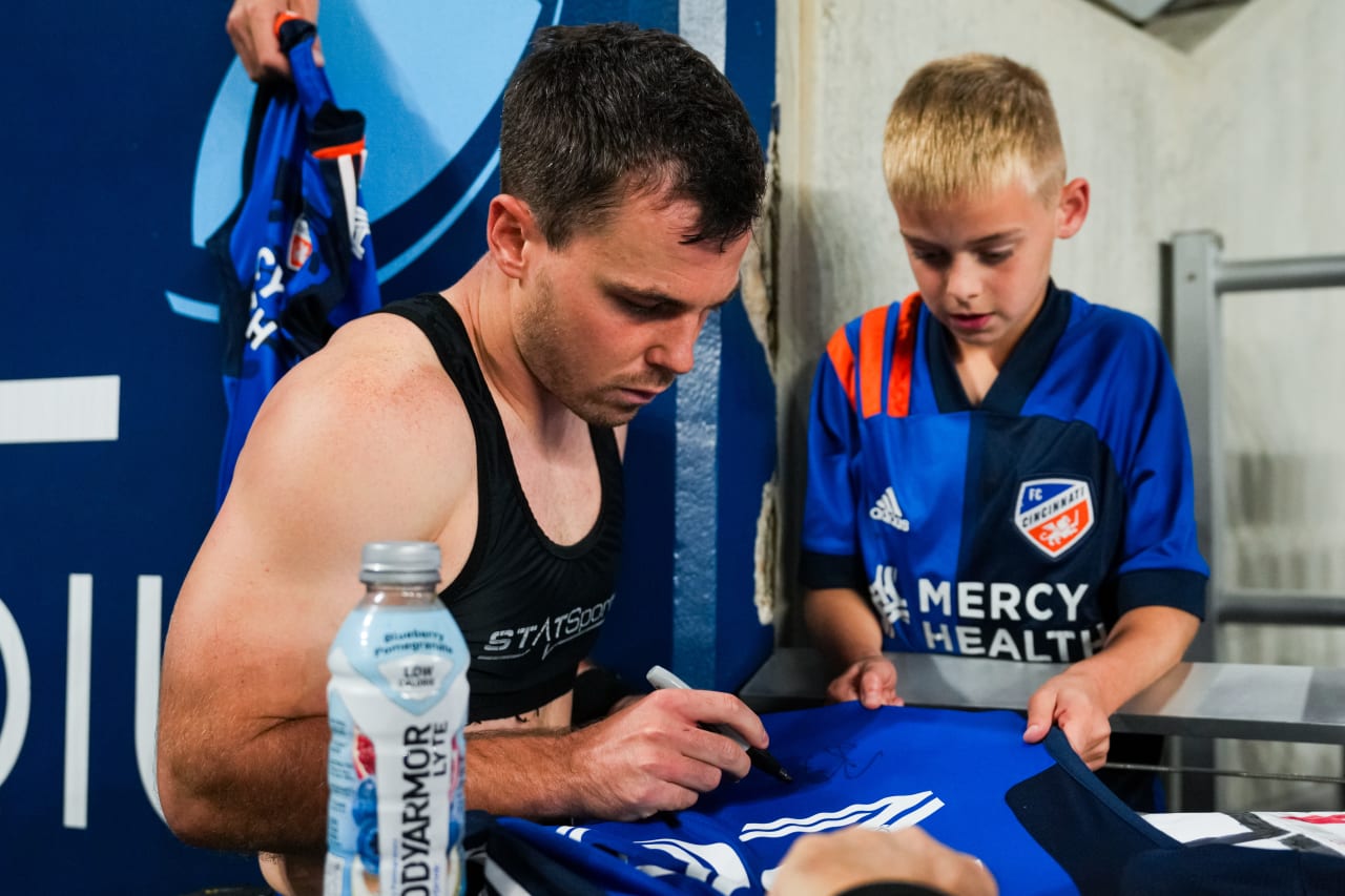 CINCINNATI, OHIO - OCTOBER 28: FC Cincinnati against New York City FC on October 28, 2024 at TQL Stadium in Cincinnati, Ohio.