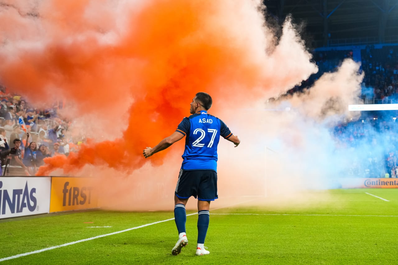 CINCINNATI, OHIO - OCTOBER 28: FC Cincinnati against New York City FC on October 28, 2024 at TQL Stadium in Cincinnati, Ohio.