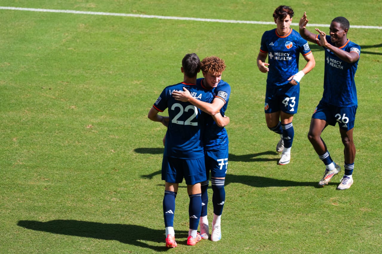 CINCINNATI, OHIO - OCTOBER 6: FC Cincinnati 2 against Orlando City B on October 6, 2024 at TQL Stadium in Cincinnati, Ohio.