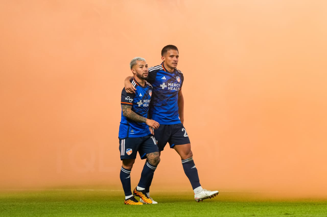 CINCINNATI, OHIO - OCTOBER 28: FC Cincinnati against New York City FC on October 28, 2024 at TQL Stadium in Cincinnati, Ohio.