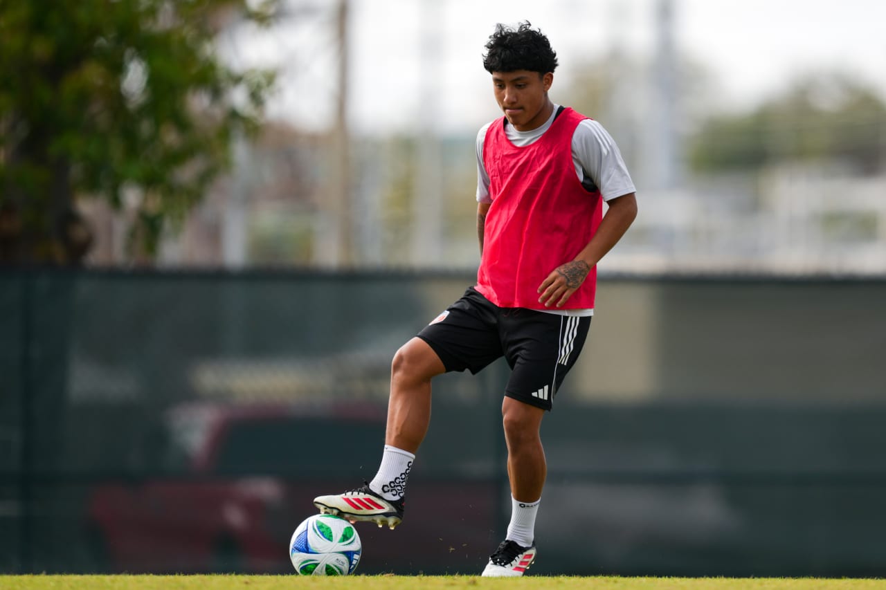 CLEARWATER, FLORIDA - JANUARY 29: FC Cincinnati during preseason training on January 29, 2025 in Clearwater, Florida.